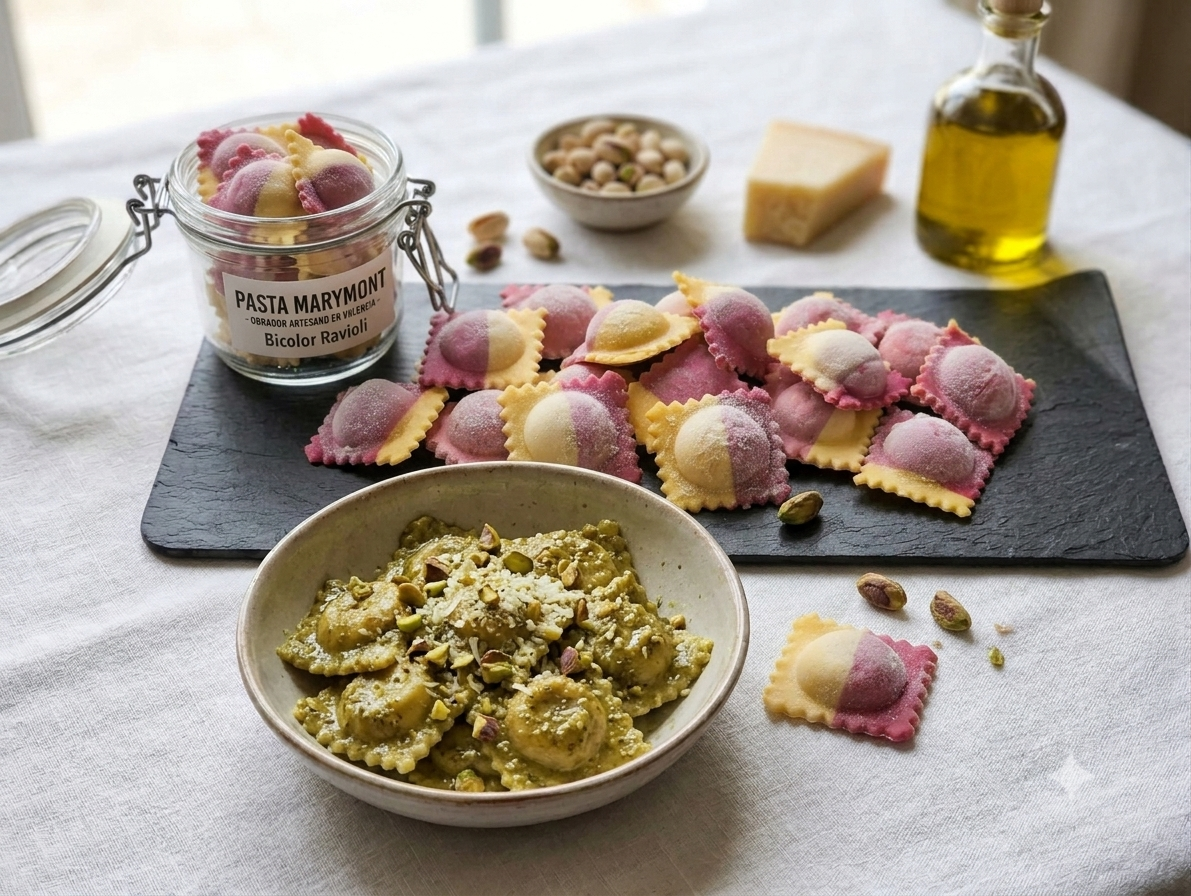 Ravioli de mortadela